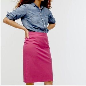 J.Crew No.2 Italian stretch 10% Wool skirt